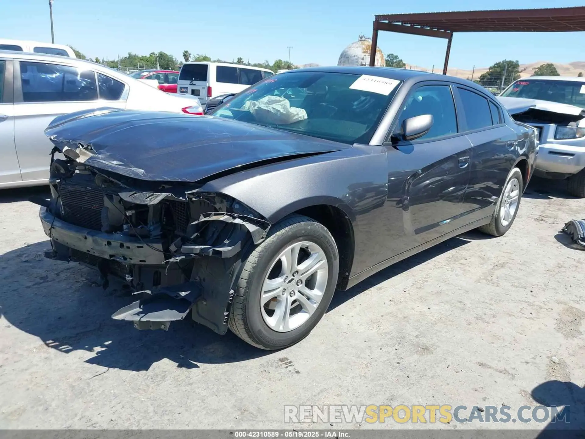 2 Photograph of a damaged car 2C3CDXBG8KH657362 DODGE CHARGER 2019