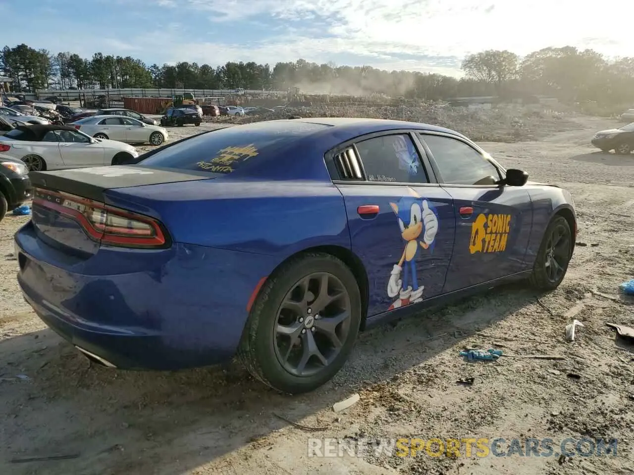 3 Photograph of a damaged car 2C3CDXBG8KH660634 DODGE CHARGER 2019