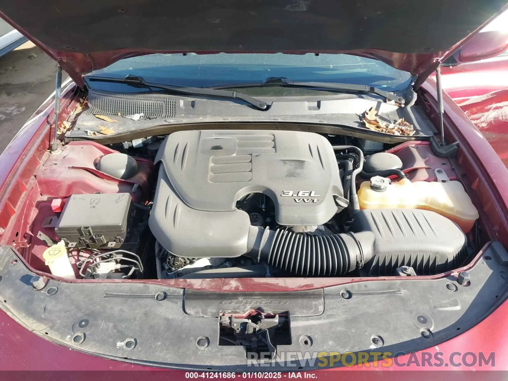 10 Photograph of a damaged car 2C3CDXBG8KH684111 DODGE CHARGER 2019
