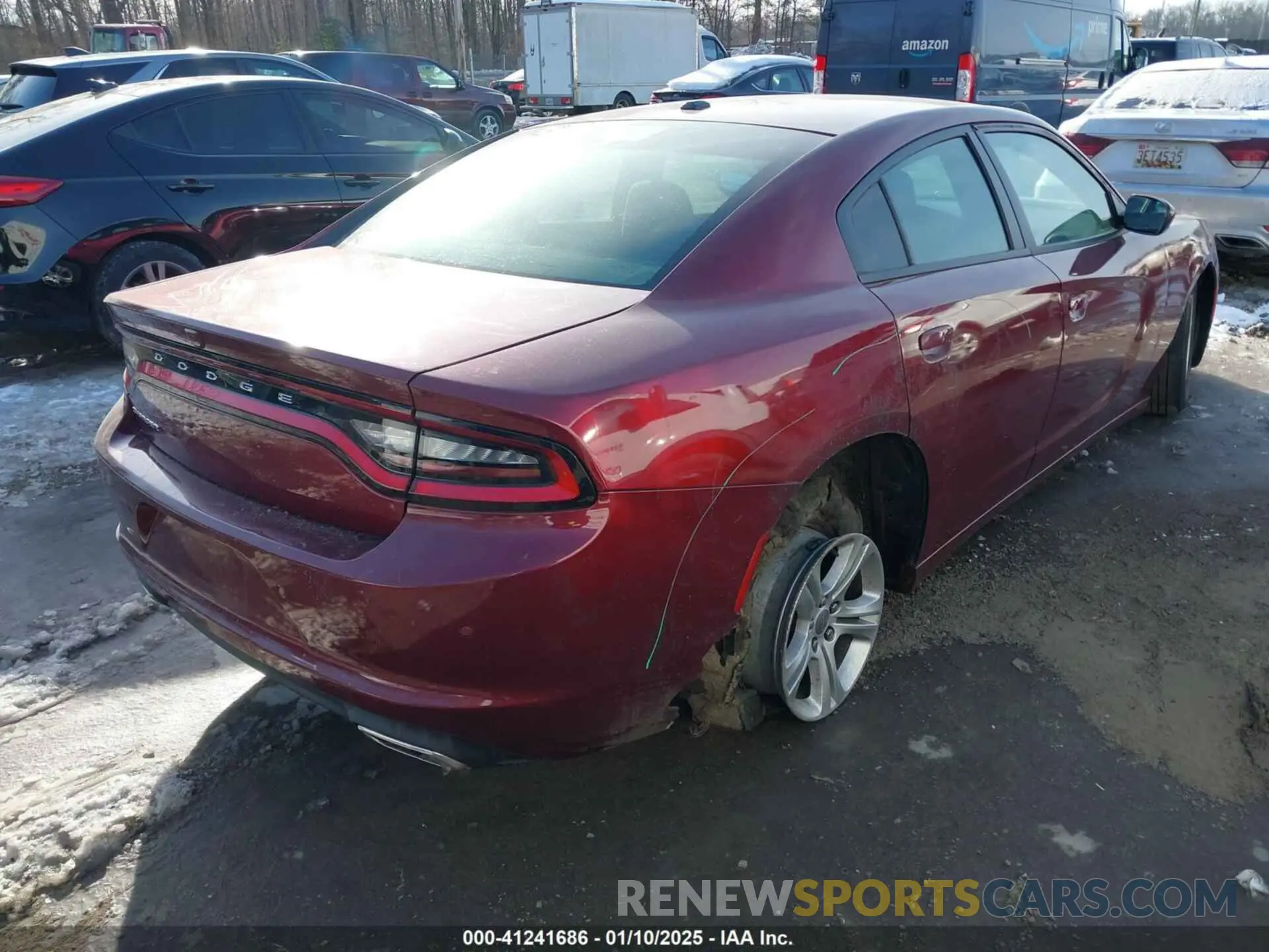 4 Photograph of a damaged car 2C3CDXBG8KH684111 DODGE CHARGER 2019