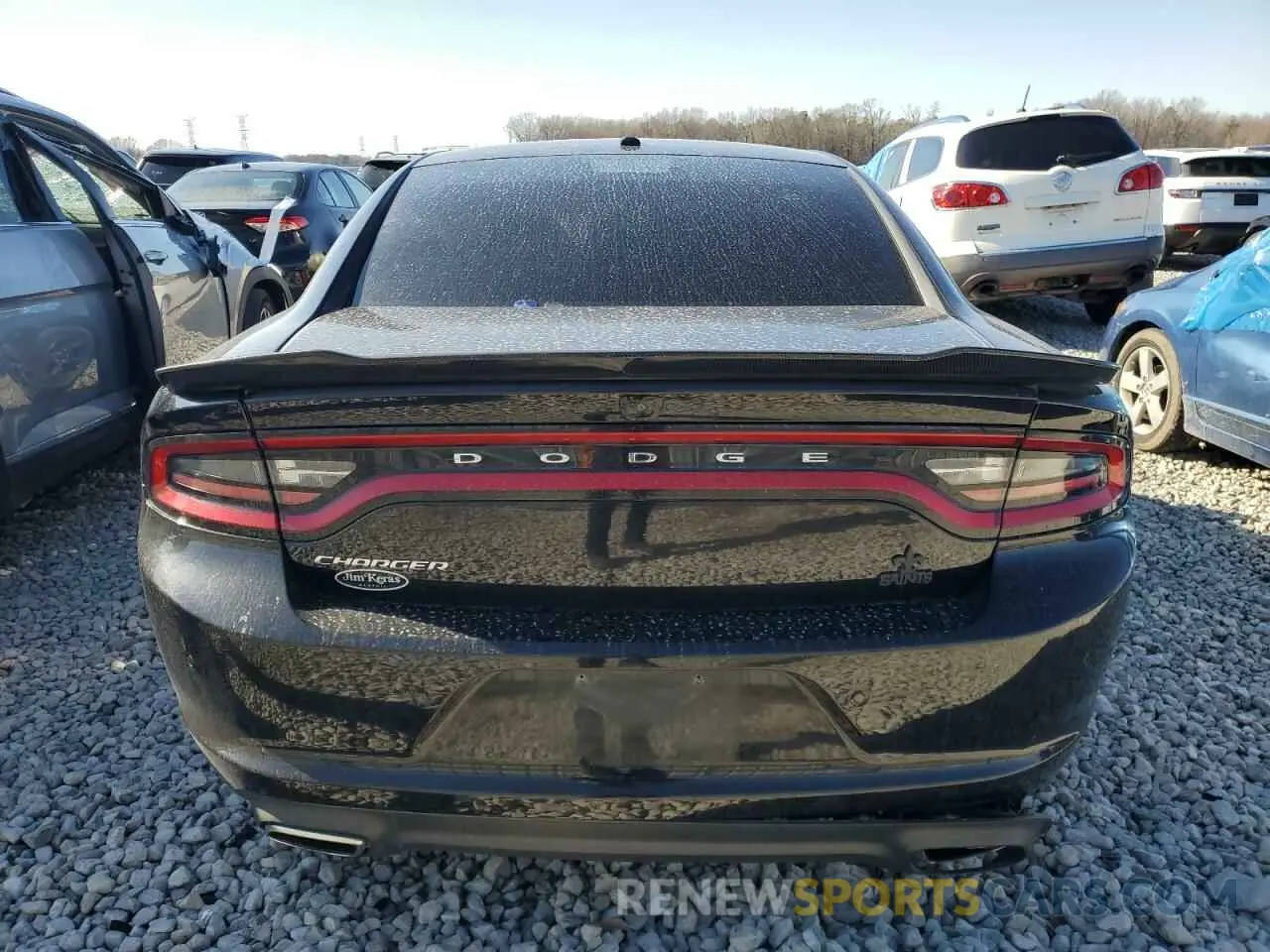 6 Photograph of a damaged car 2C3CDXBG8KH695884 DODGE CHARGER 2019