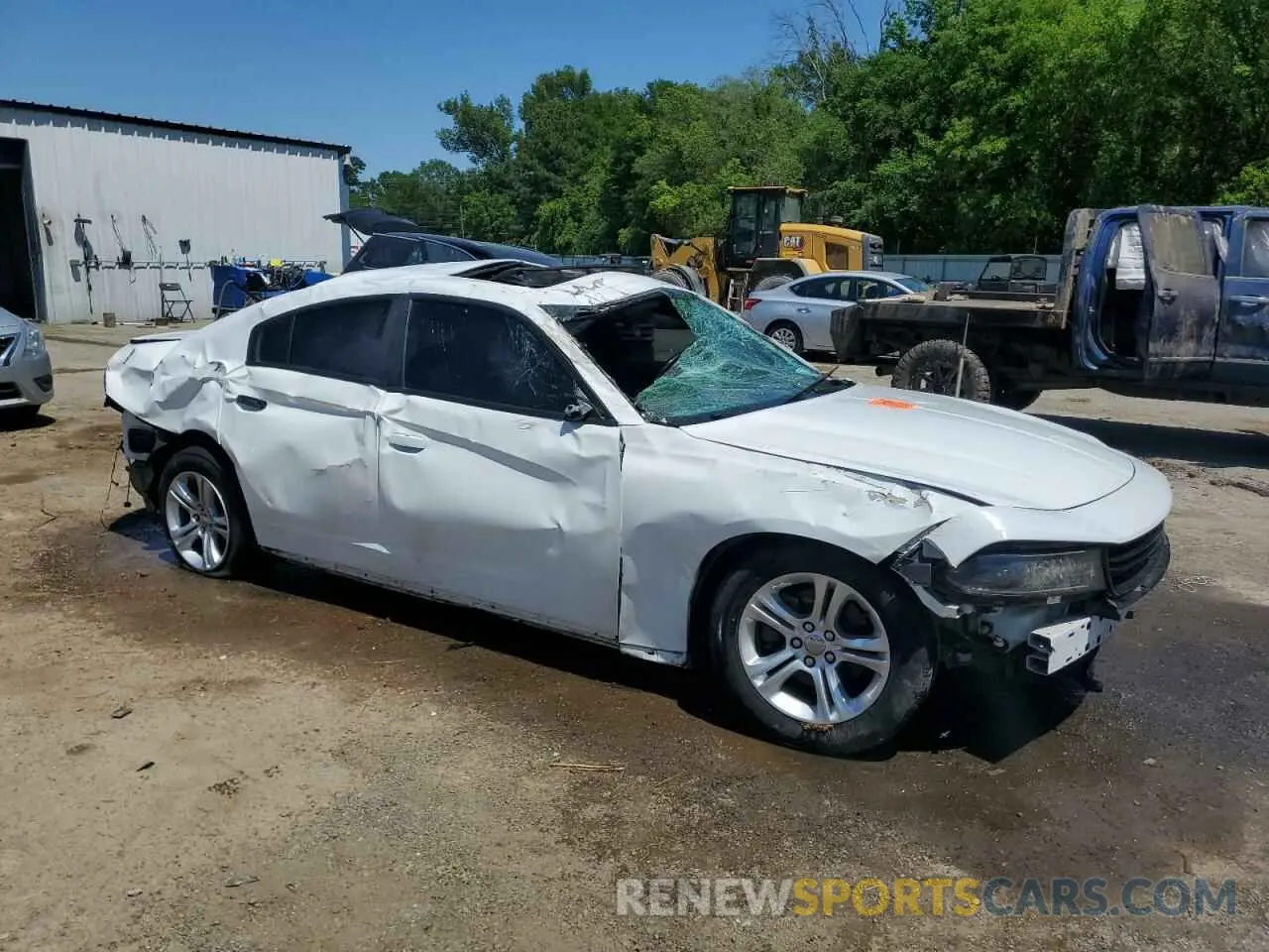 4 Photograph of a damaged car 2C3CDXBG8KH700193 DODGE CHARGER 2019