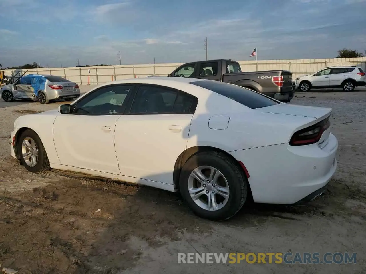 2 Photograph of a damaged car 2C3CDXBG8KH707287 DODGE CHARGER 2019