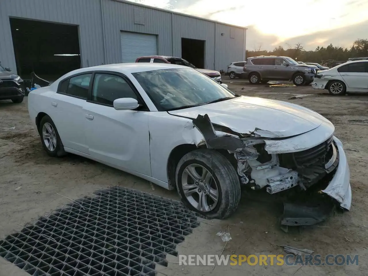 4 Photograph of a damaged car 2C3CDXBG8KH707287 DODGE CHARGER 2019