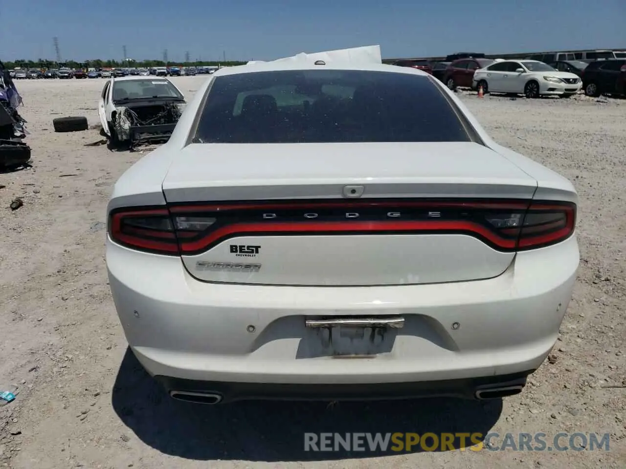 6 Photograph of a damaged car 2C3CDXBG8KH718662 DODGE CHARGER 2019