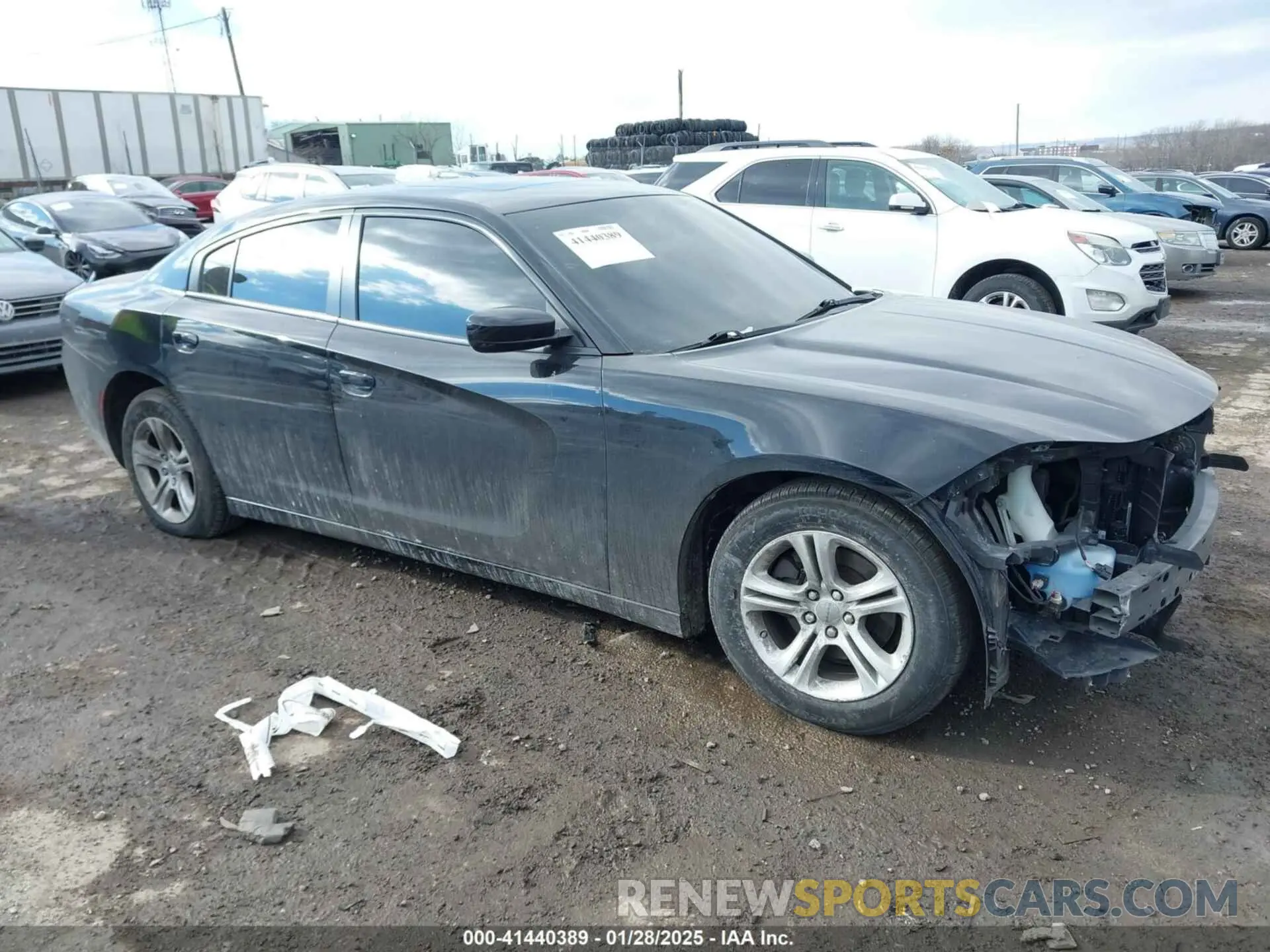 1 Photograph of a damaged car 2C3CDXBG8KH724946 DODGE CHARGER 2019
