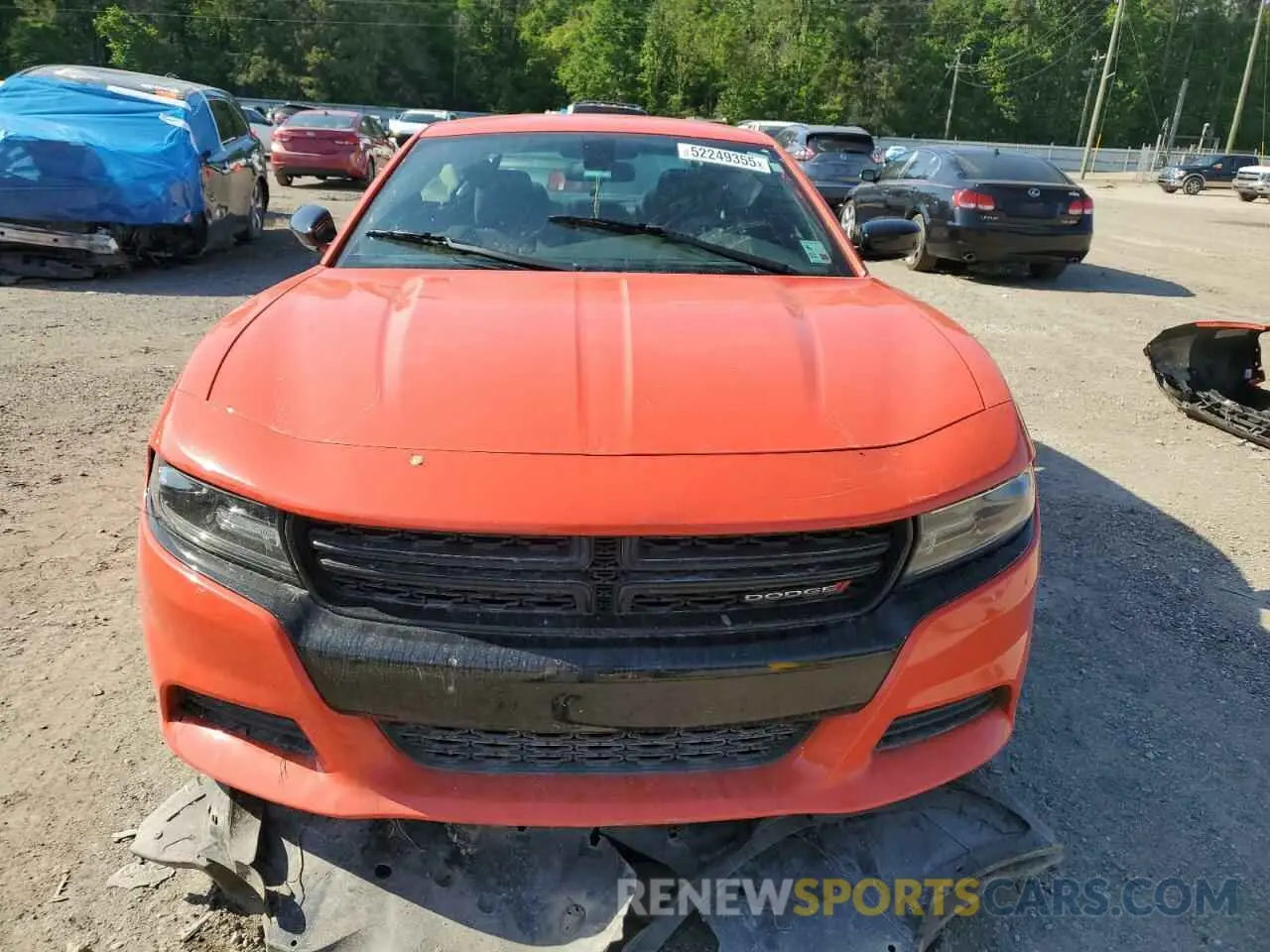 5 Photograph of a damaged car 2C3CDXBG8KH734795 DODGE CHARGER 2019