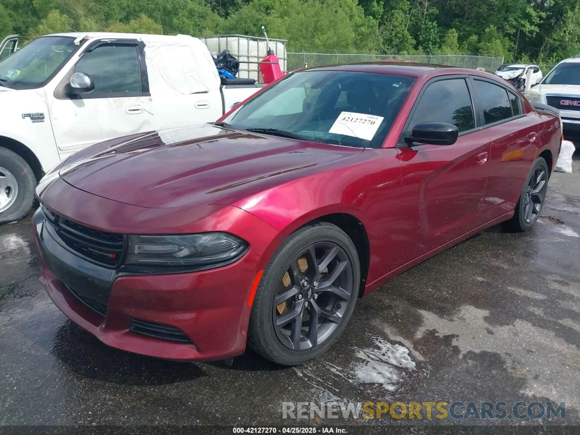 2 Photograph of a damaged car 2C3CDXBG9KH554435 DODGE CHARGER 2019