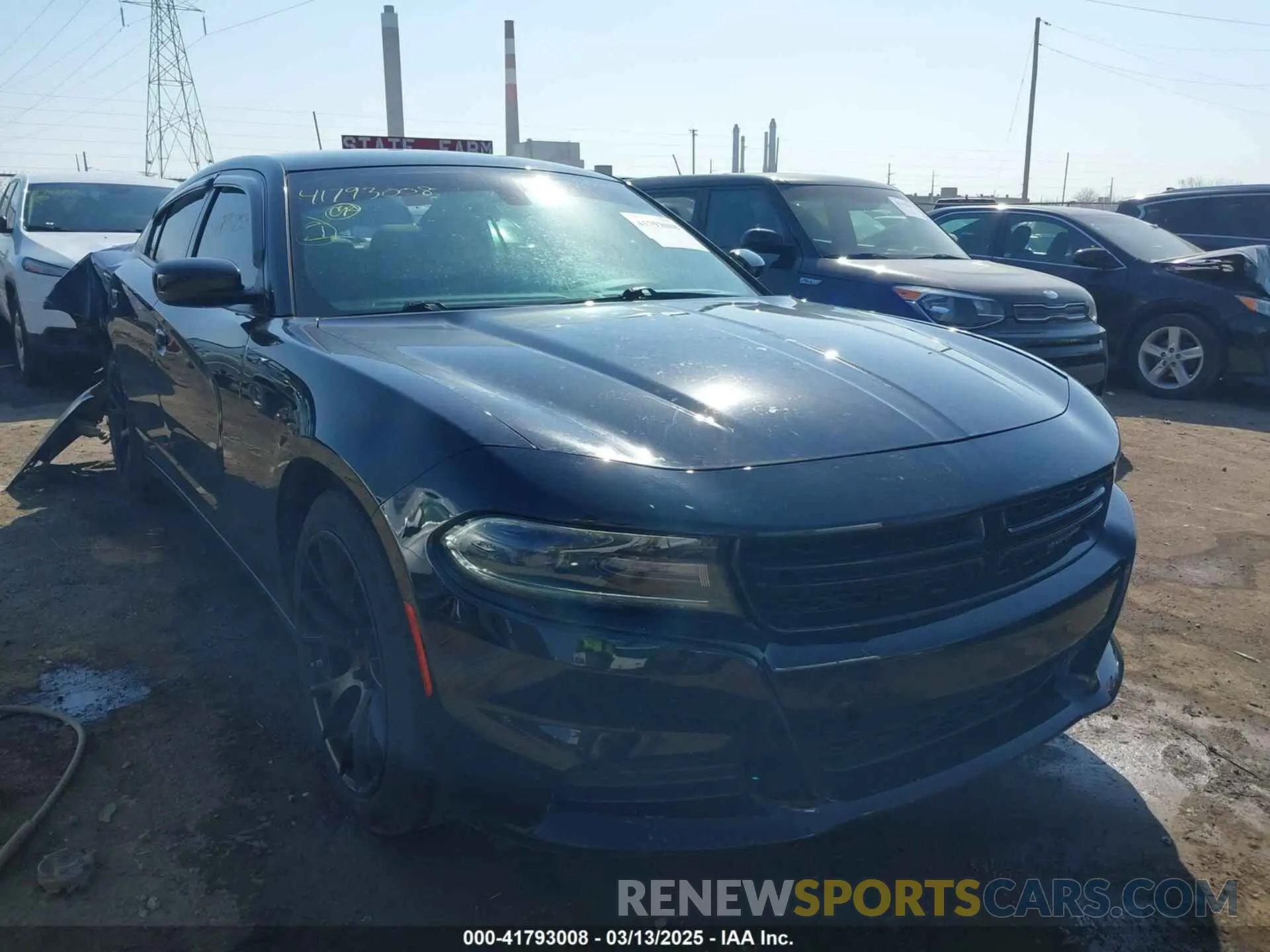 1 Photograph of a damaged car 2C3CDXBG9KH580890 DODGE CHARGER 2019