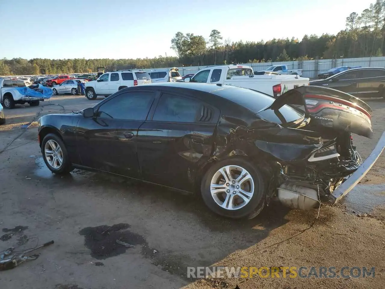 2 Photograph of a damaged car 2C3CDXBG9KH644510 DODGE CHARGER 2019