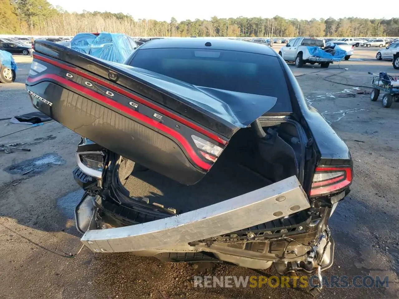 6 Photograph of a damaged car 2C3CDXBG9KH644510 DODGE CHARGER 2019