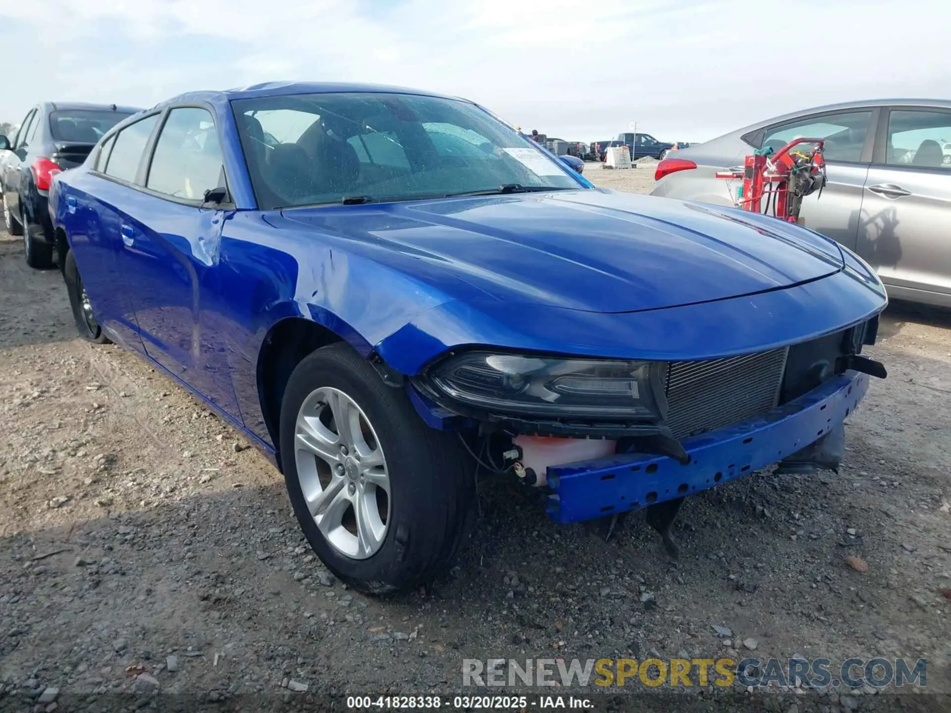 1 Photograph of a damaged car 2C3CDXBG9KH665051 DODGE CHARGER 2019