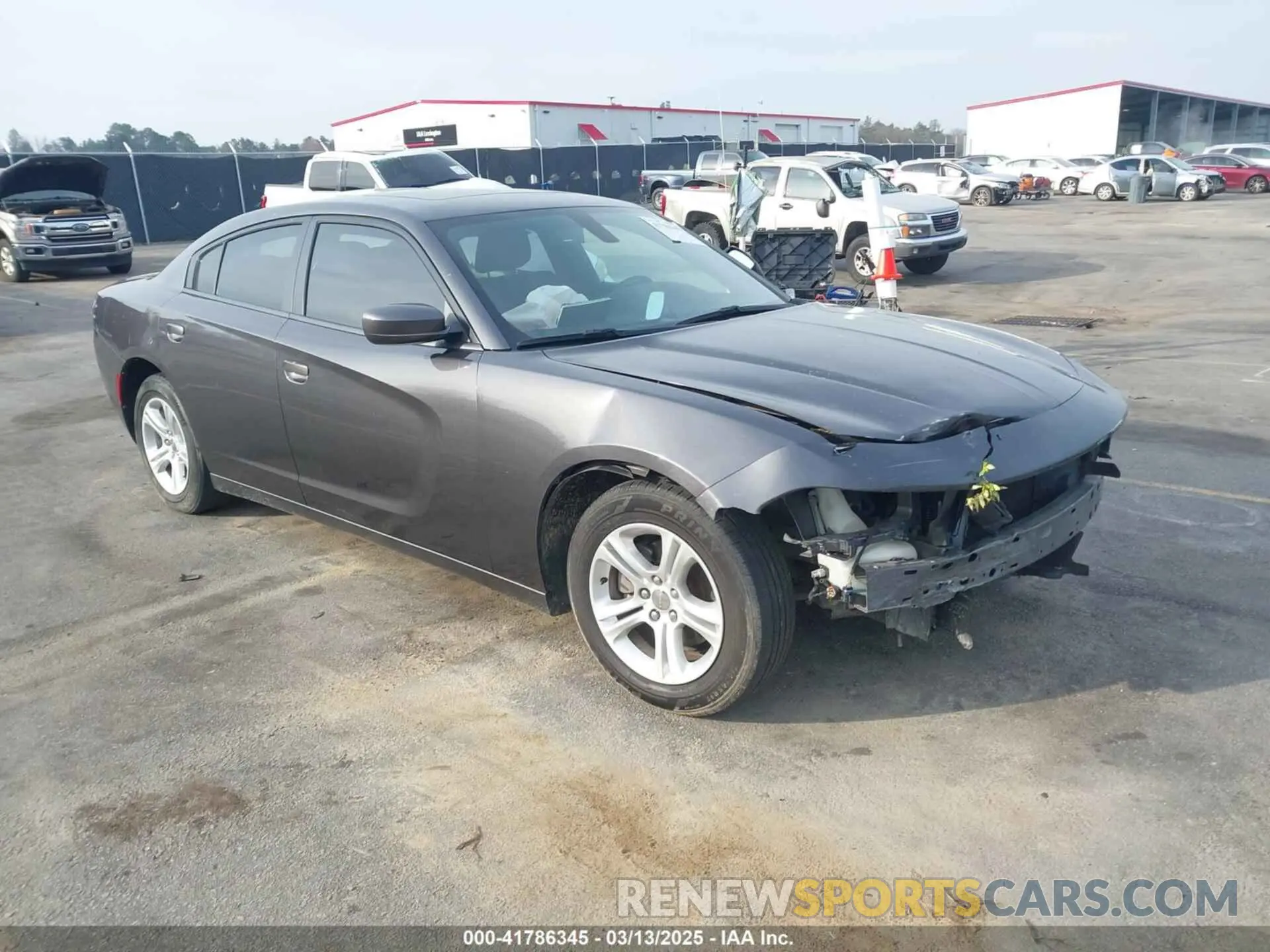 1 Photograph of a damaged car 2C3CDXBG9KH717388 DODGE CHARGER 2019