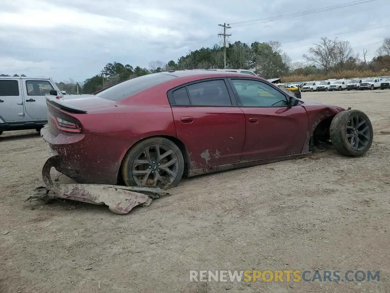3 Photograph of a damaged car 2C3CDXBG9KH732487 DODGE CHARGER 2019