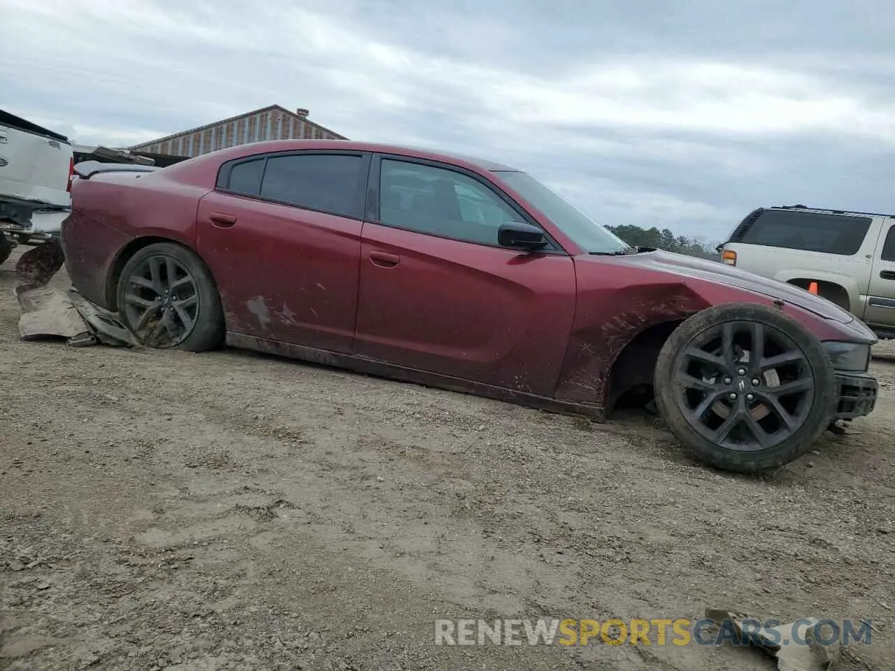 4 Photograph of a damaged car 2C3CDXBG9KH732487 DODGE CHARGER 2019