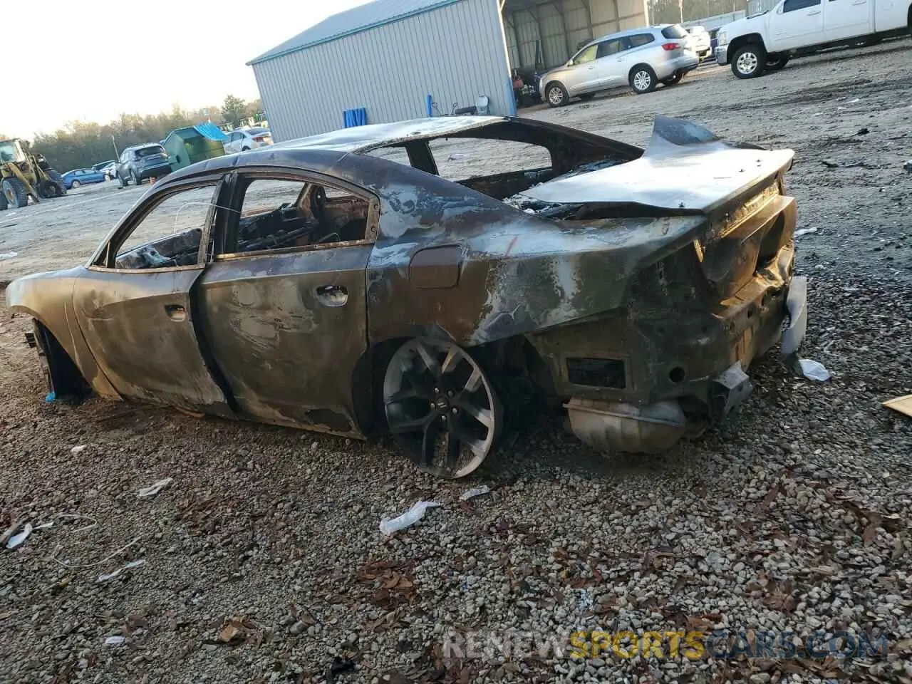 2 Photograph of a damaged car 2C3CDXBG9KH745286 DODGE CHARGER 2019