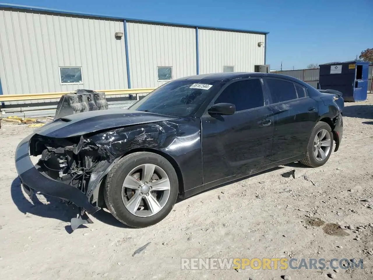 1 Photograph of a damaged car 2C3CDXBGXKH659887 DODGE CHARGER 2019