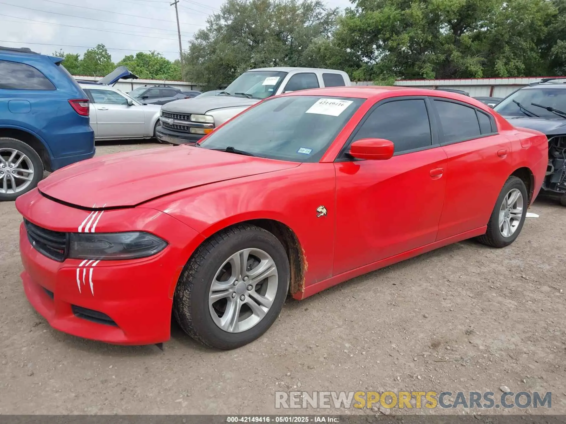 2 Photograph of a damaged car 2C3CDXBGXKH664118 DODGE CHARGER 2019