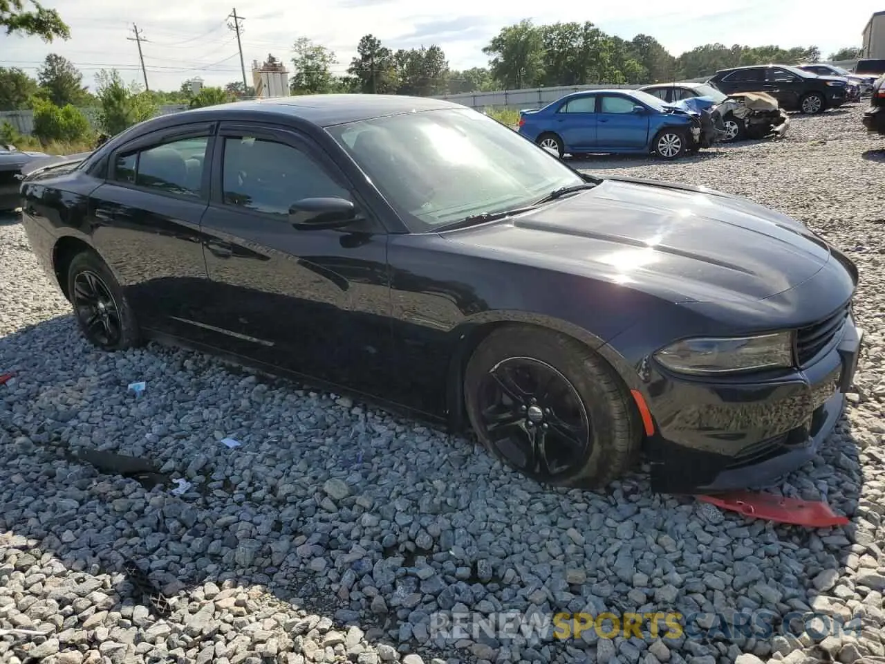 4 Photograph of a damaged car 2C3CDXBGXKH703032 DODGE CHARGER 2019