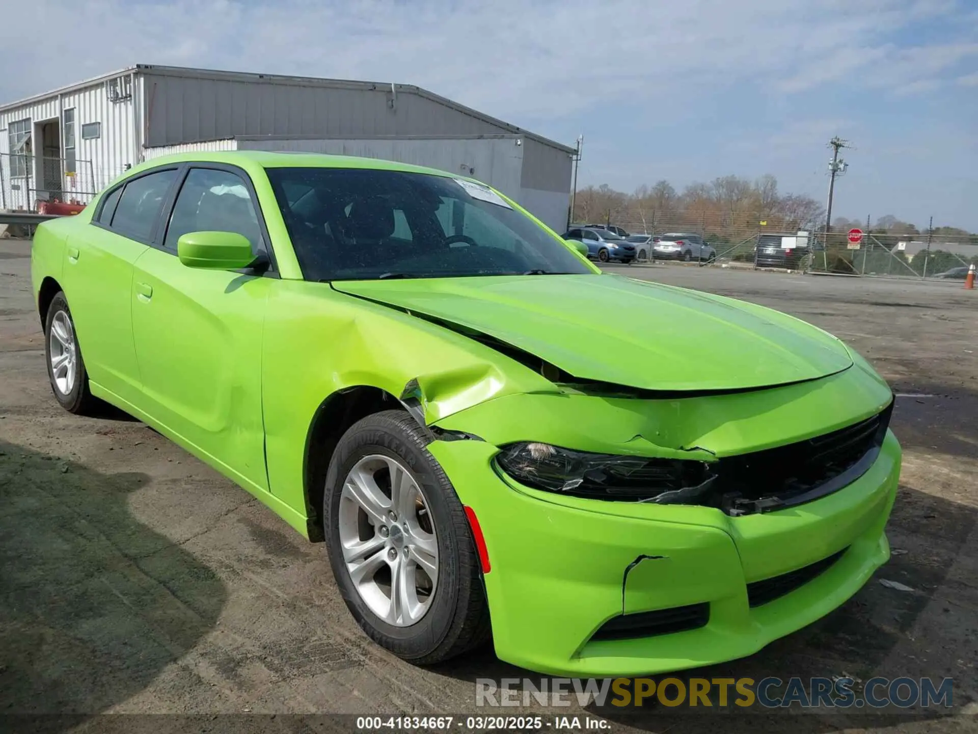 1 Photograph of a damaged car 2C3CDXBGXKH713219 DODGE CHARGER 2019