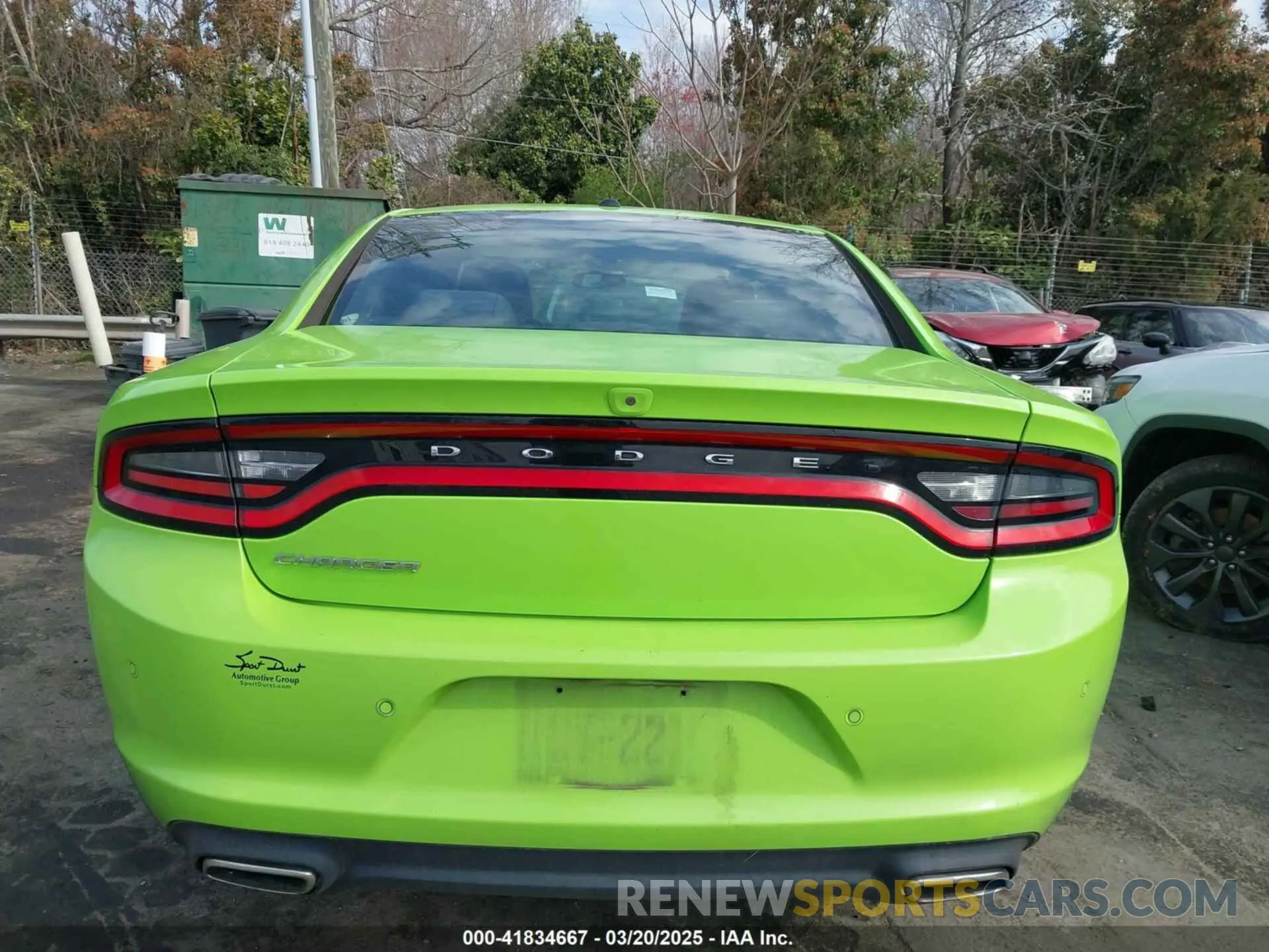 16 Photograph of a damaged car 2C3CDXBGXKH713219 DODGE CHARGER 2019