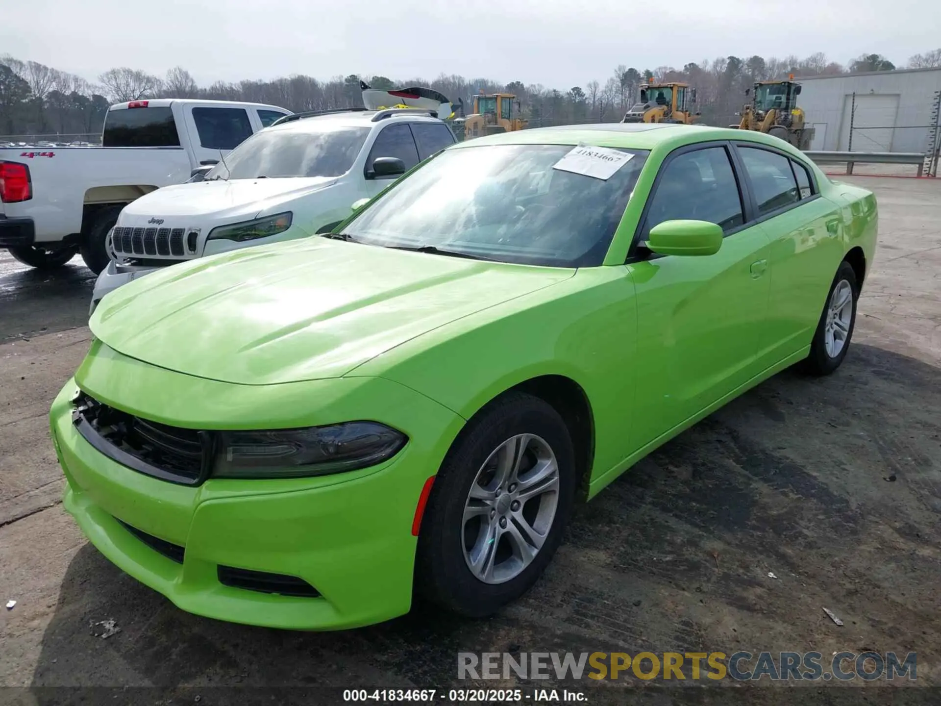 2 Photograph of a damaged car 2C3CDXBGXKH713219 DODGE CHARGER 2019