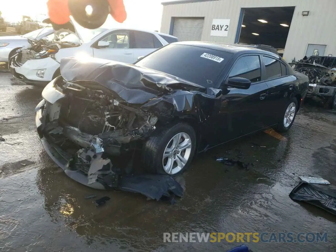 1 Photograph of a damaged car 2C3CDXBGXKH725547 DODGE CHARGER 2019