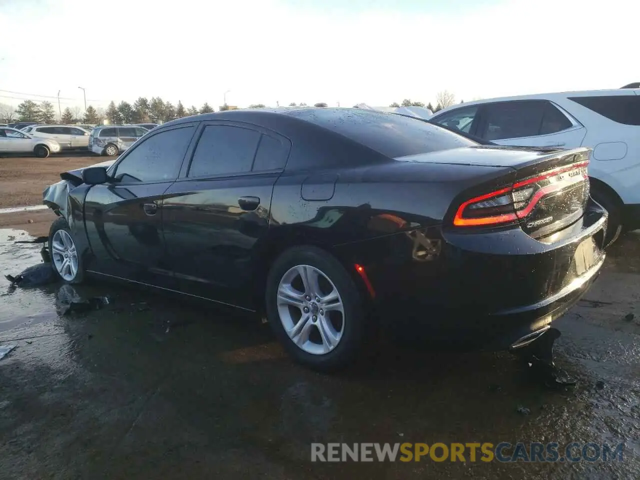 2 Photograph of a damaged car 2C3CDXBGXKH725547 DODGE CHARGER 2019