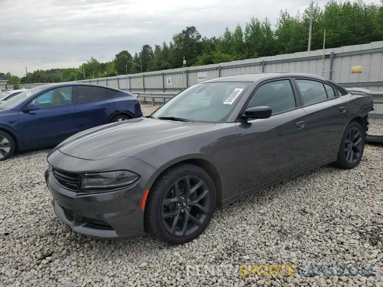 1 Photograph of a damaged car 2C3CDXBGXKH734703 DODGE CHARGER 2019