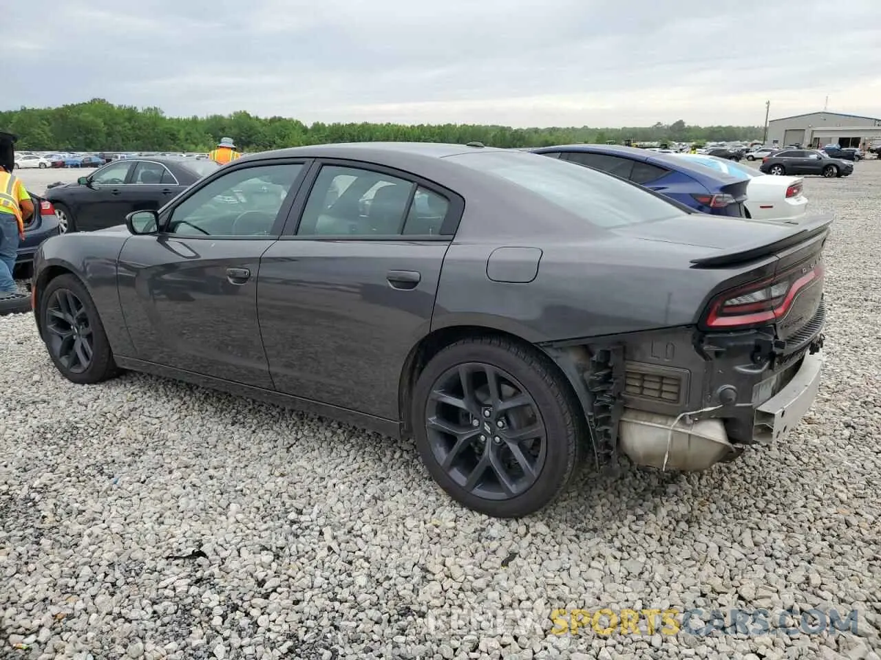 2 Photograph of a damaged car 2C3CDXBGXKH734703 DODGE CHARGER 2019