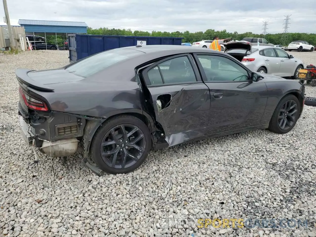 3 Photograph of a damaged car 2C3CDXBGXKH734703 DODGE CHARGER 2019