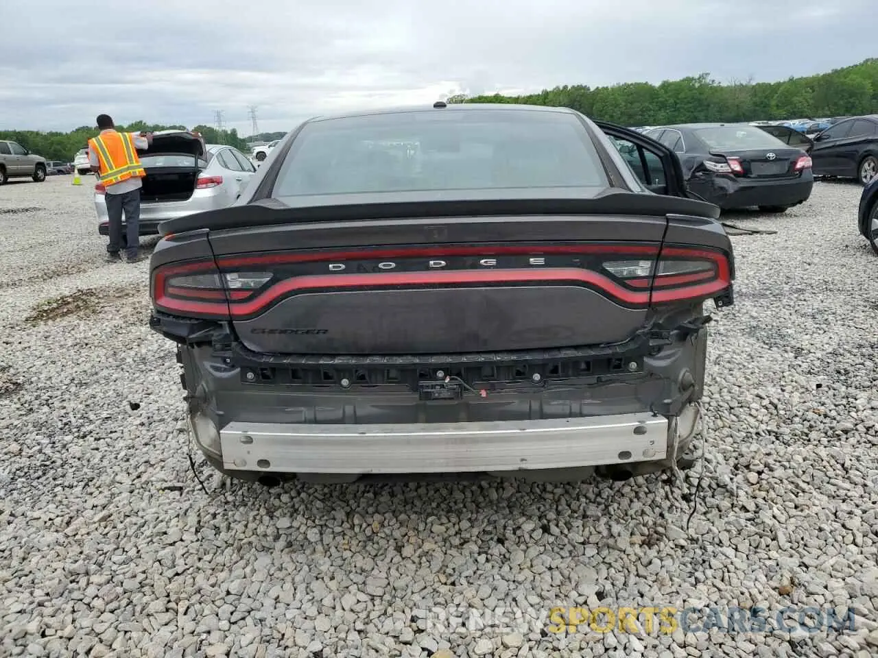 6 Photograph of a damaged car 2C3CDXBGXKH734703 DODGE CHARGER 2019