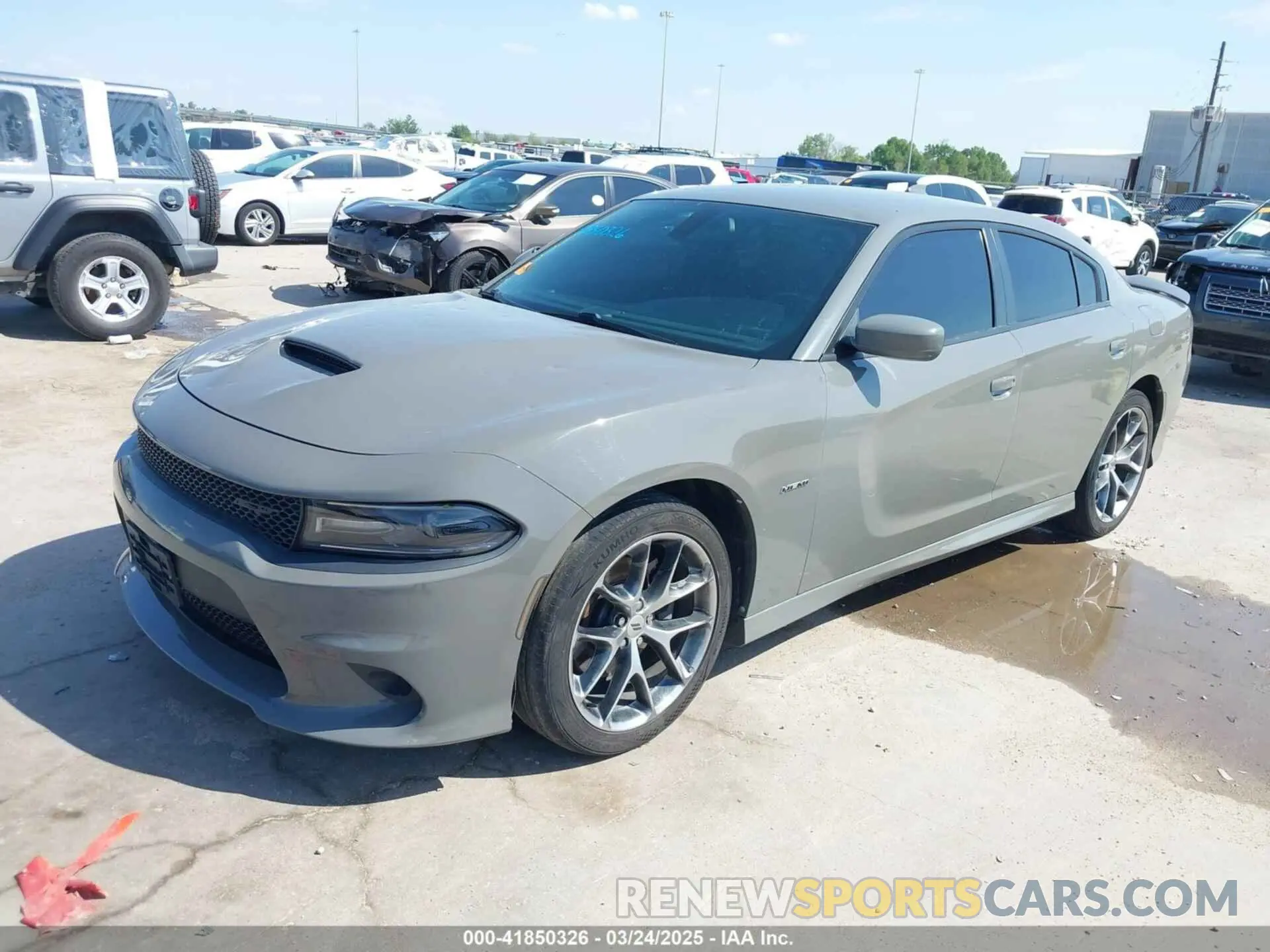 2 Photograph of a damaged car 2C3CDXCT0KH587948 DODGE CHARGER 2019