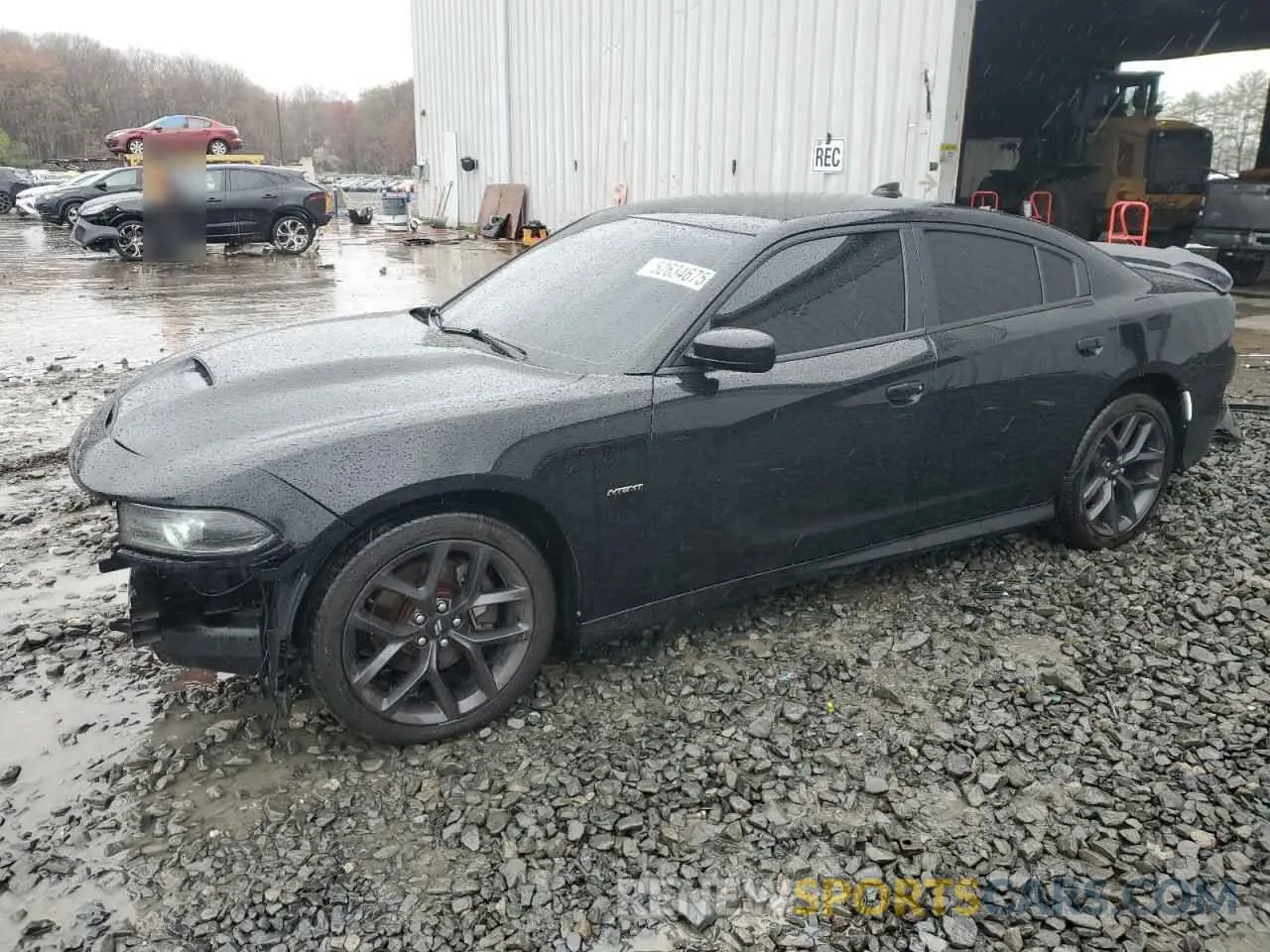 1 Photograph of a damaged car 2C3CDXCT0KH593247 DODGE CHARGER 2019