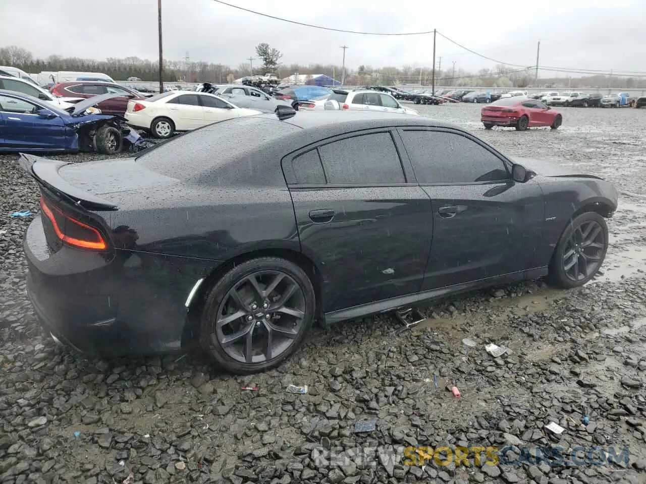 3 Photograph of a damaged car 2C3CDXCT0KH593247 DODGE CHARGER 2019
