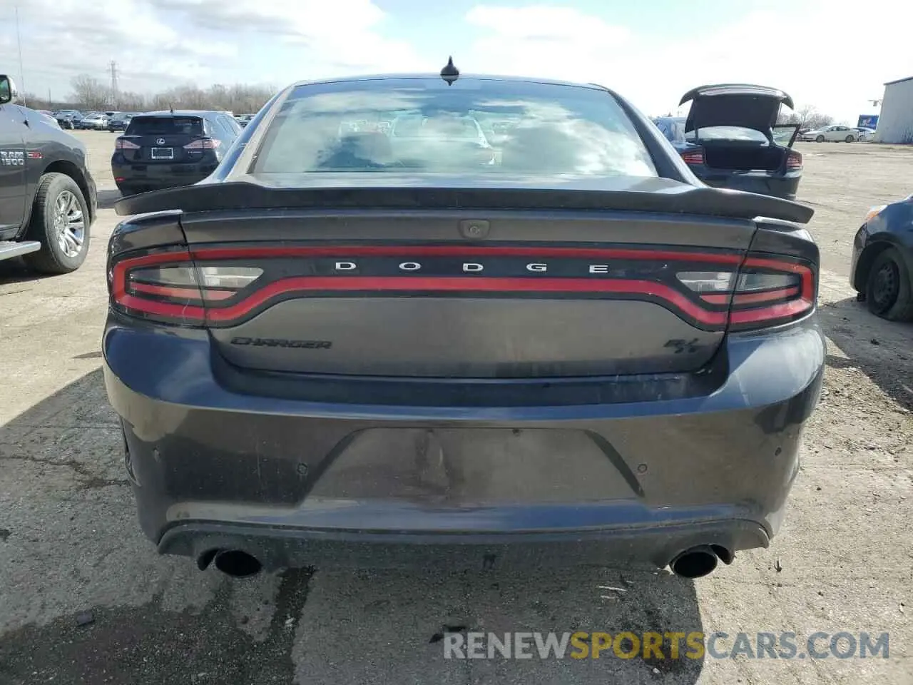 6 Photograph of a damaged car 2C3CDXCT0KH607406 DODGE CHARGER 2019