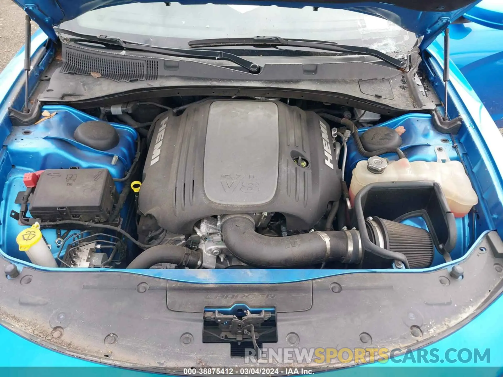 10 Photograph of a damaged car 2C3CDXCT0KH730123 DODGE CHARGER 2019