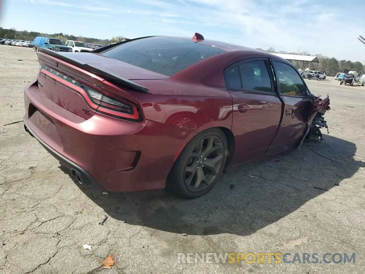 3 Photograph of a damaged car 2C3CDXCT0KH749237 DODGE CHARGER 2019