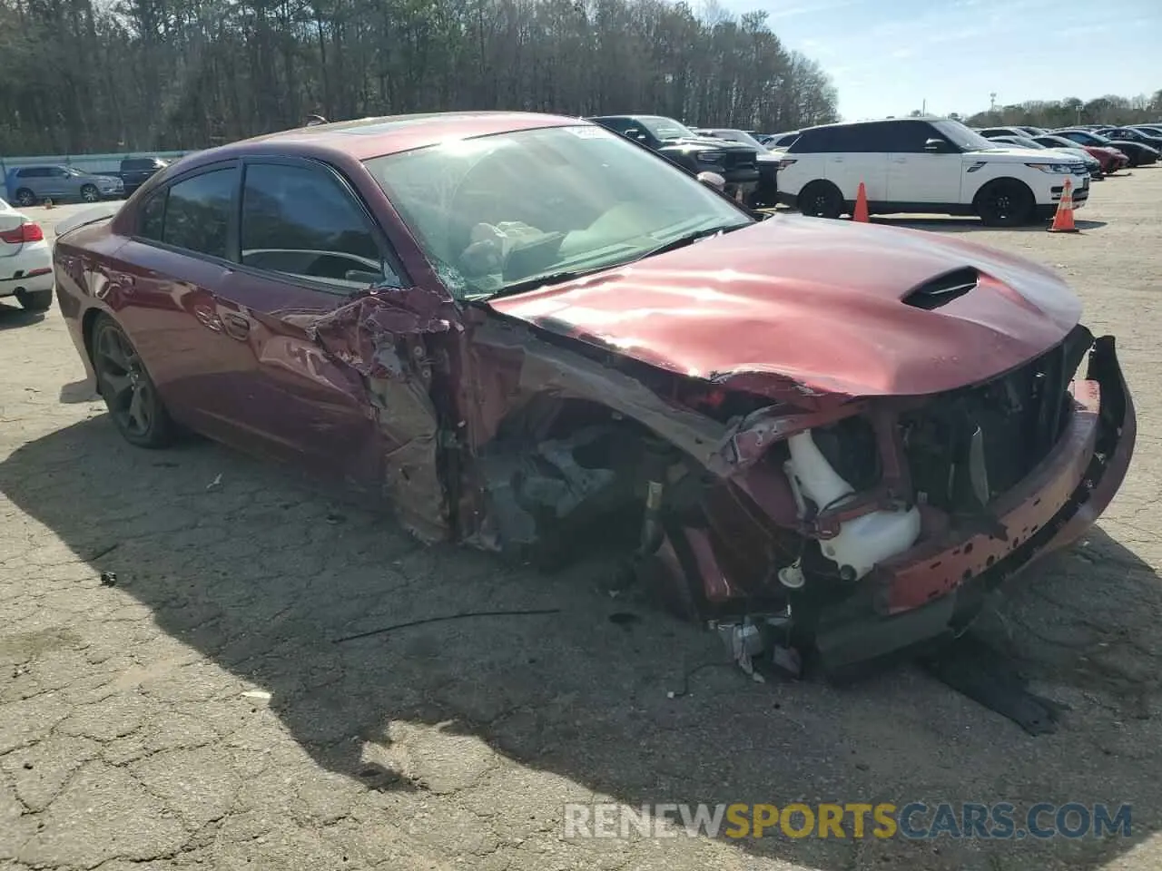 4 Photograph of a damaged car 2C3CDXCT0KH749237 DODGE CHARGER 2019