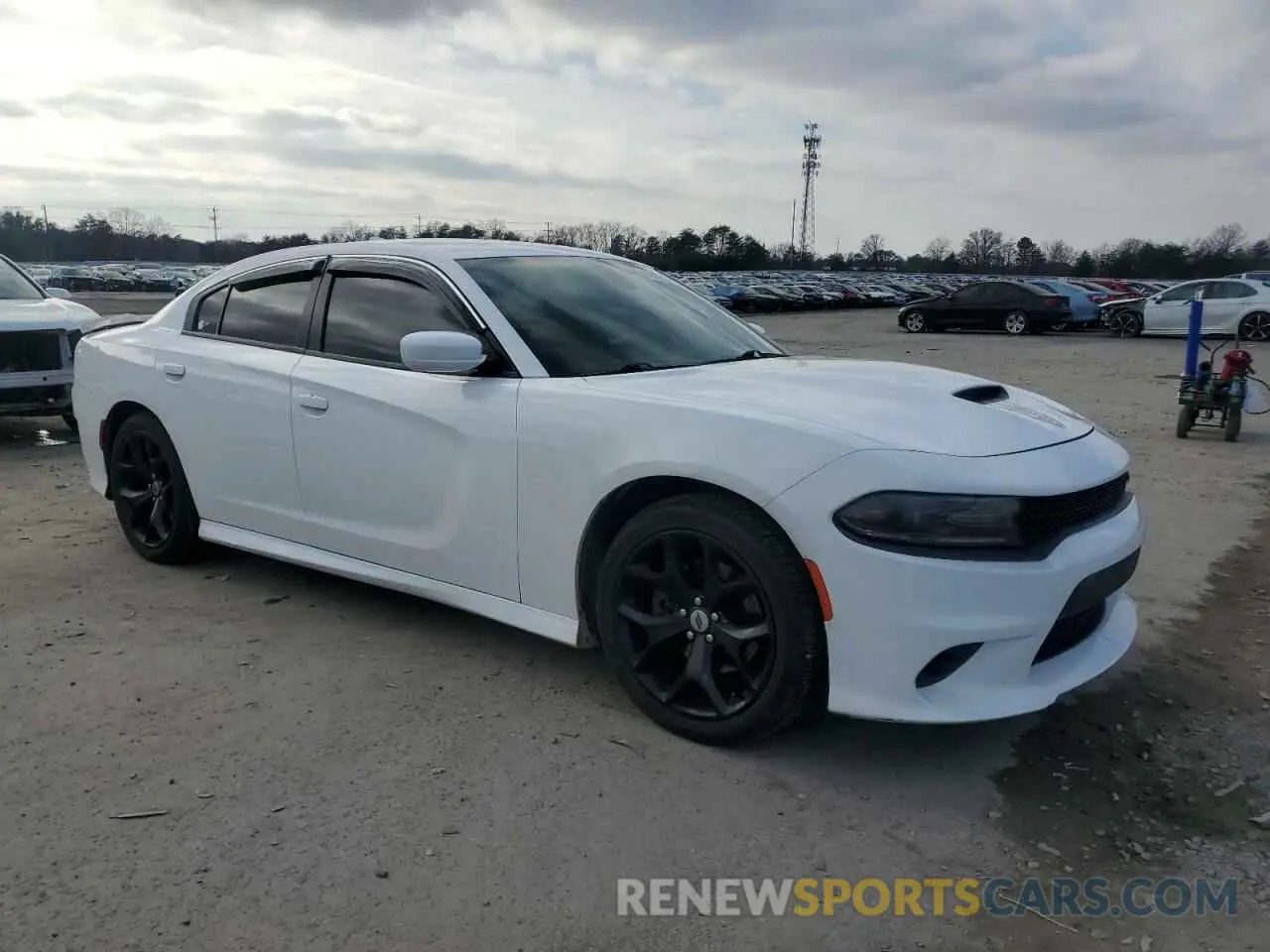 4 Photograph of a damaged car 2C3CDXCT1KH575355 DODGE CHARGER 2019
