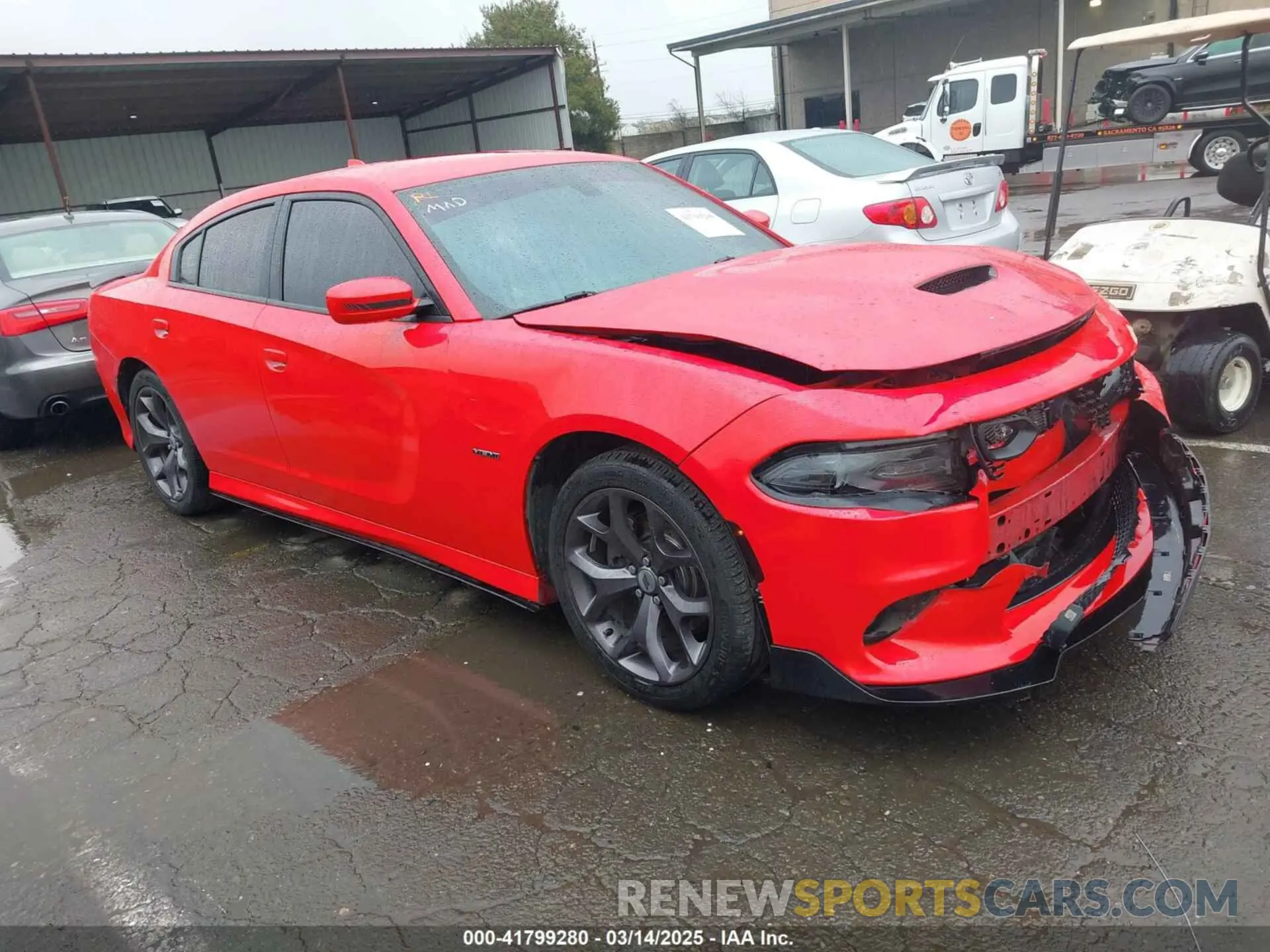 1 Photograph of a damaged car 2C3CDXCT1KH598201 DODGE CHARGER 2019