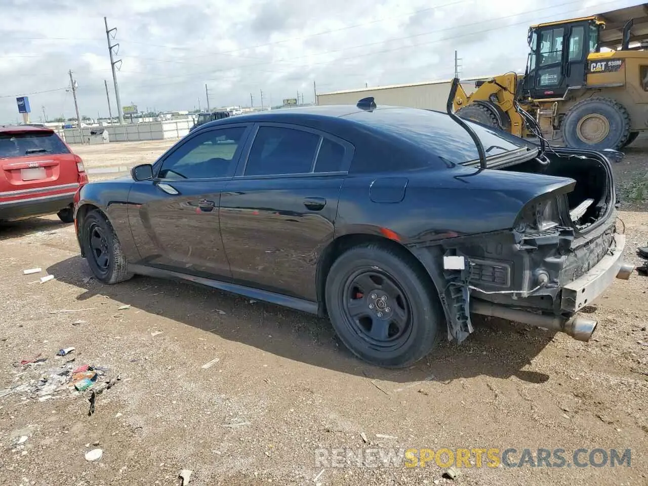2 Photograph of a damaged car 2C3CDXCT2KH607472 DODGE CHARGER 2019