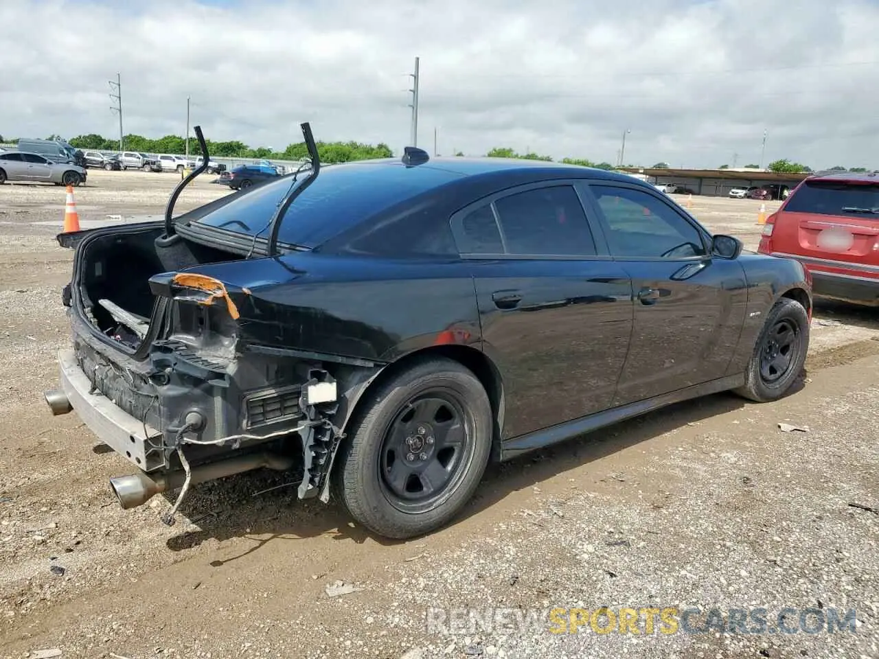 3 Photograph of a damaged car 2C3CDXCT2KH607472 DODGE CHARGER 2019