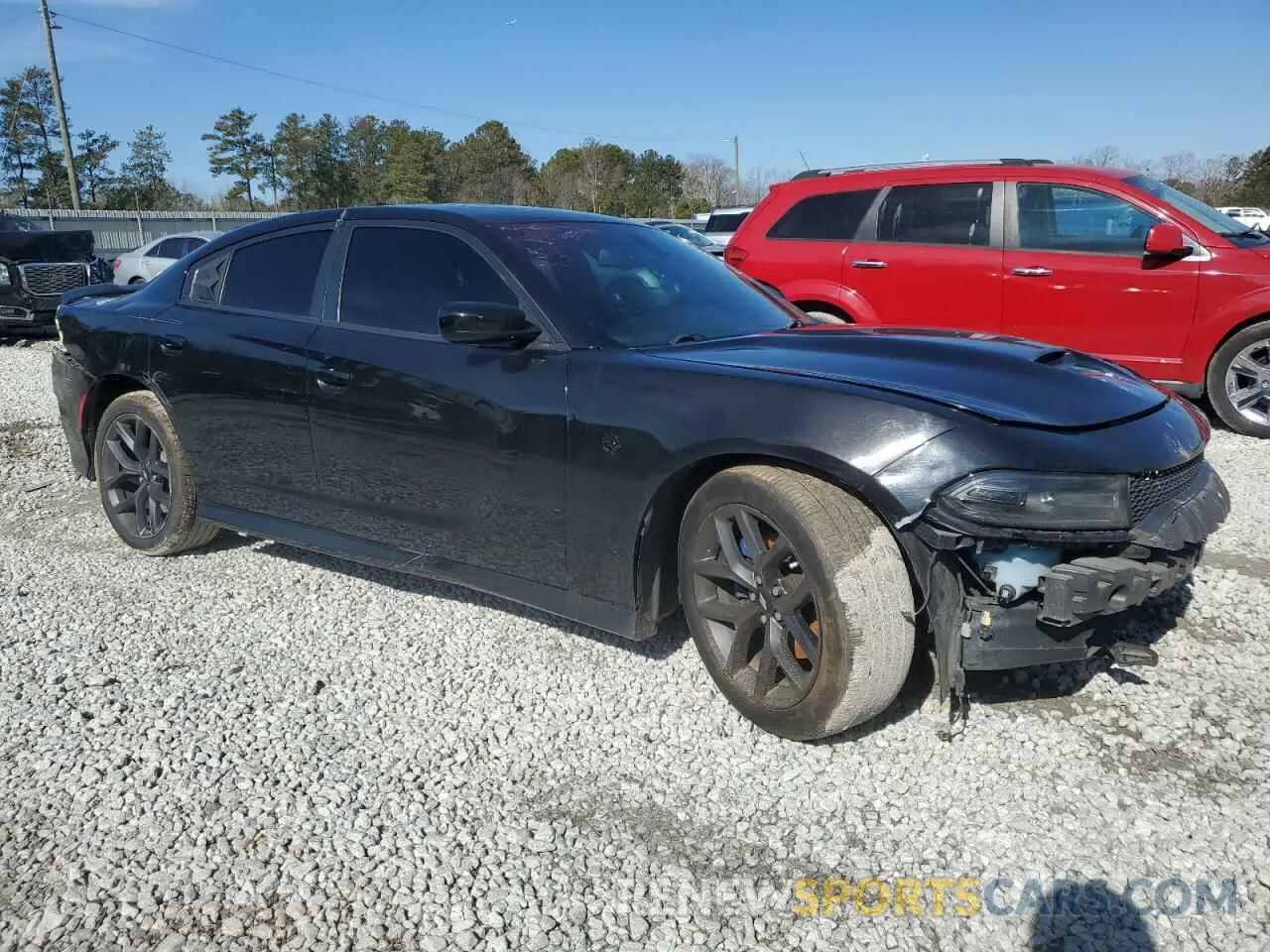 4 Photograph of a damaged car 2C3CDXCT3KH540848 DODGE CHARGER 2019