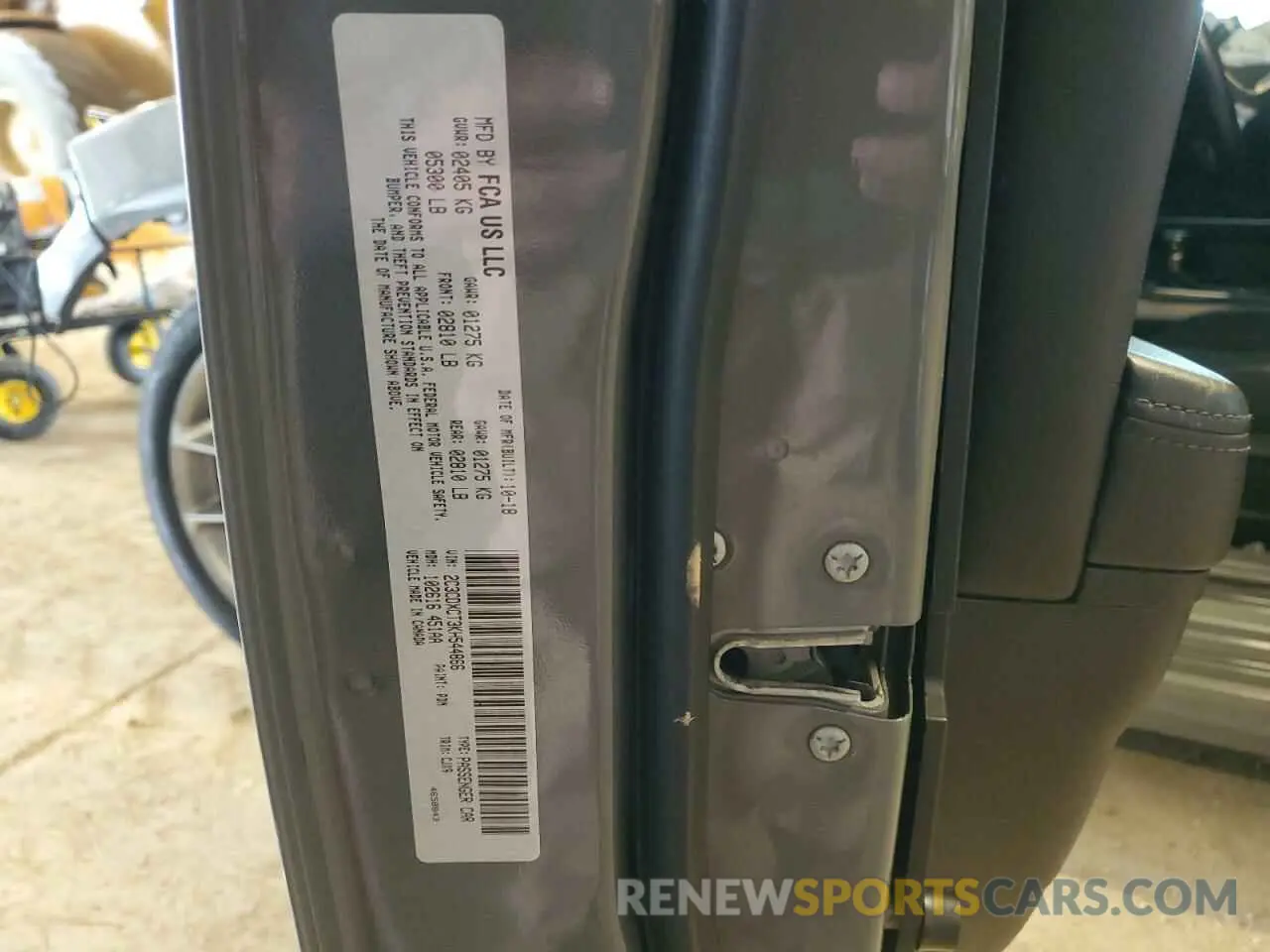 12 Photograph of a damaged car 2C3CDXCT3KH544866 DODGE CHARGER 2019
