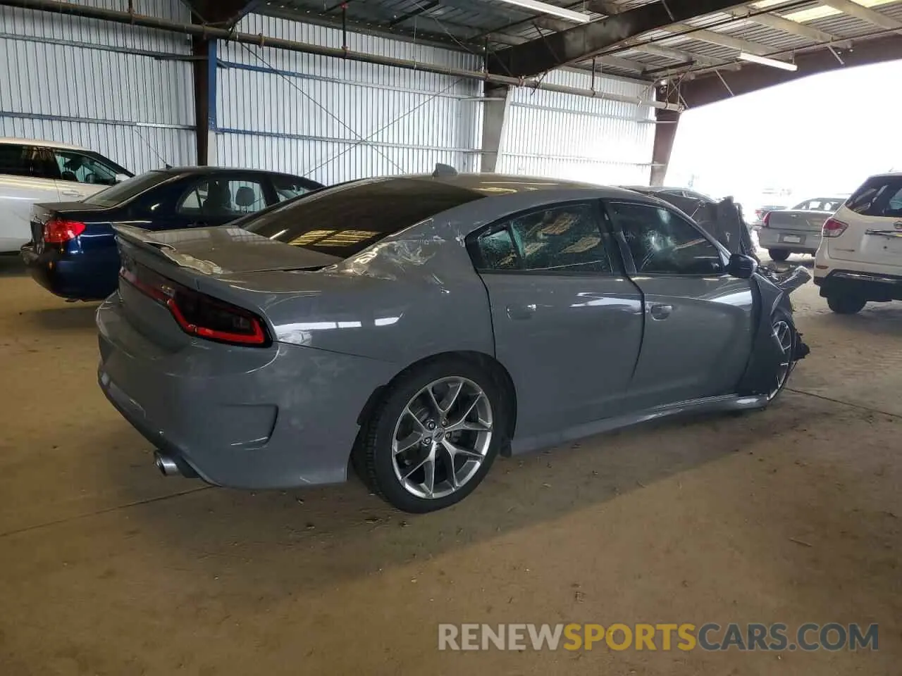 3 Photograph of a damaged car 2C3CDXCT3KH544866 DODGE CHARGER 2019