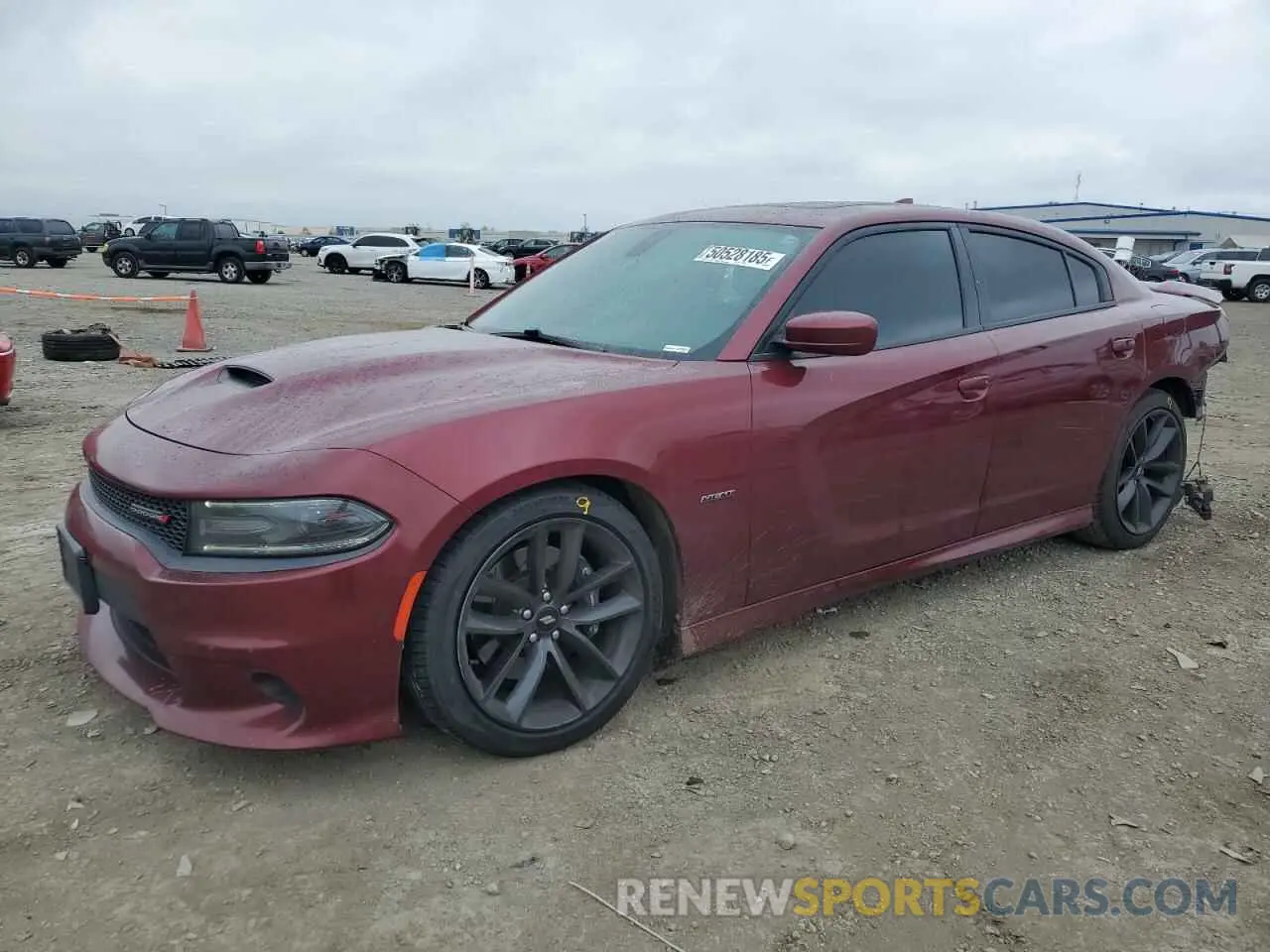 1 Photograph of a damaged car 2C3CDXCT3KH674470 DODGE CHARGER 2019