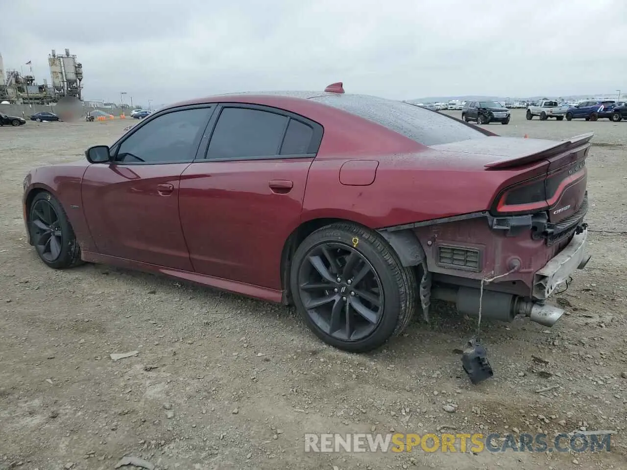 2 Photograph of a damaged car 2C3CDXCT3KH674470 DODGE CHARGER 2019