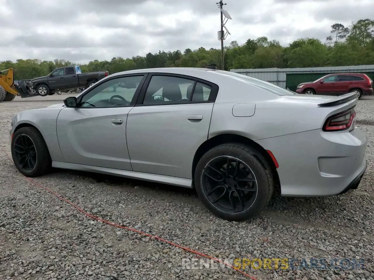 2 Photograph of a damaged car 2C3CDXCT3KH721495 DODGE CHARGER 2019