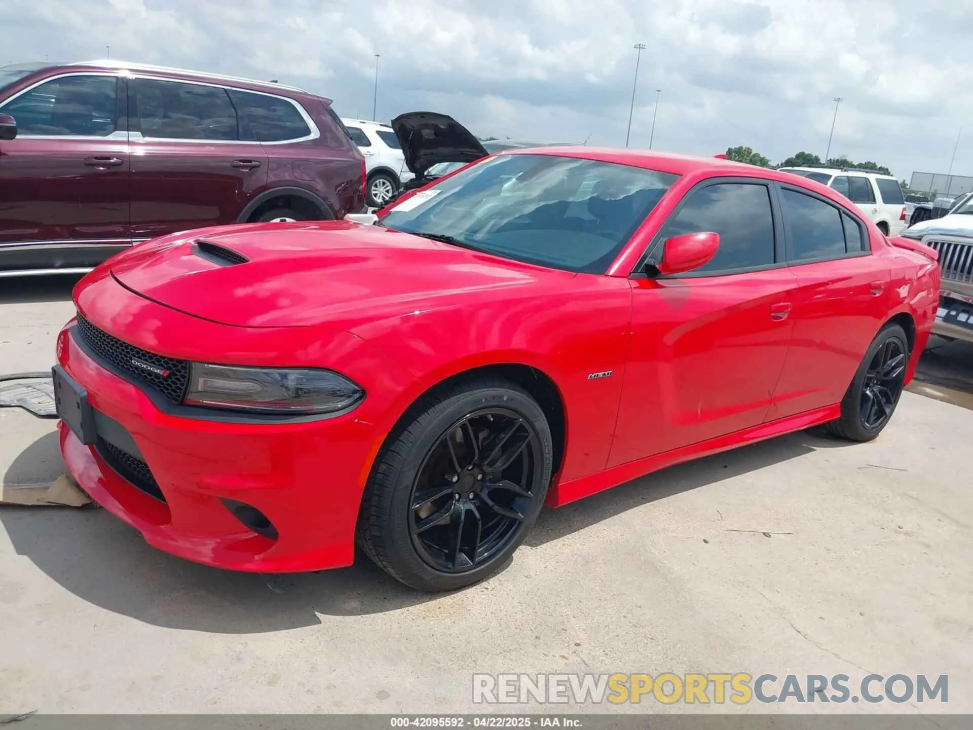 2 Photograph of a damaged car 2C3CDXCT4KH575219 DODGE CHARGER 2019
